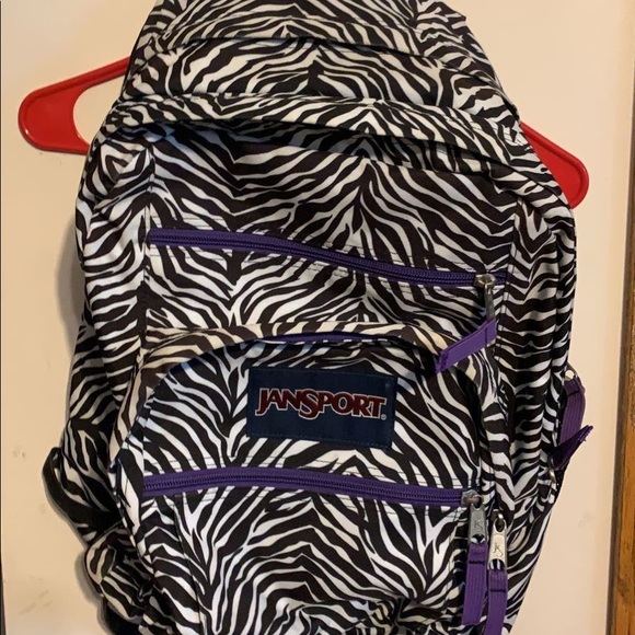Jansport Handbags - zebra print backpack